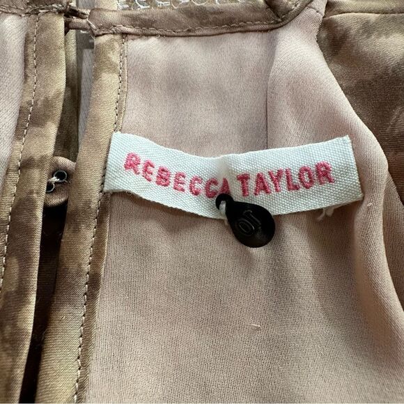 Rebecca Taylor Sequin Animal Print Blouse Size 10 - Picture 9 of 9